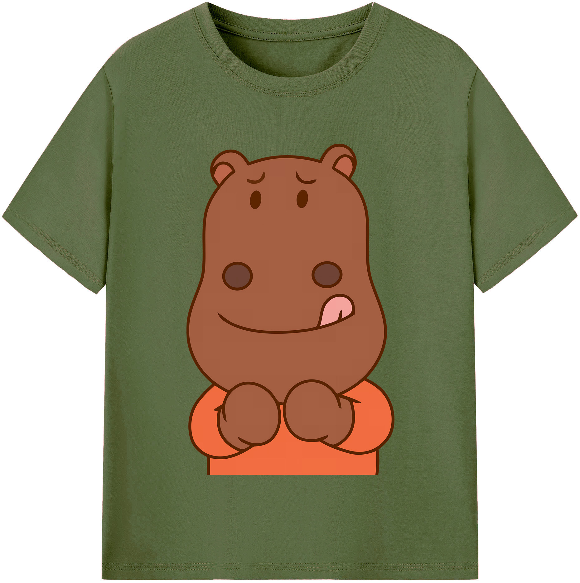 （画像用） アンパンマン Anpanman 綿100％半袖Tシャツ（フロントプリント）